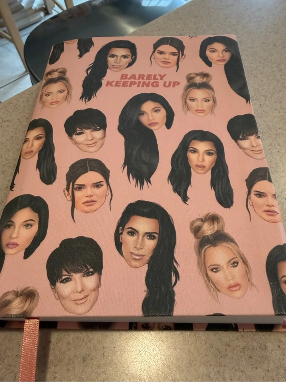 Kardashian's Barely Keeping Up Pink Weekly Journal